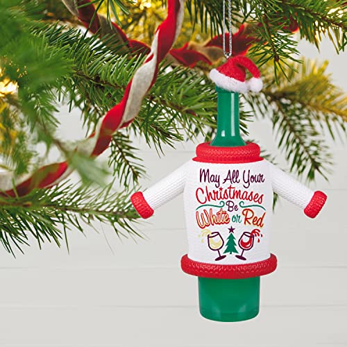 Hallmark Keepsake Christmas Ornament 2022, White or Red Wine Christmas