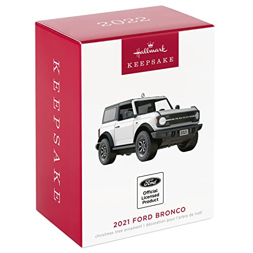 Hallmark Keepsake Christmas Ornament 2022 Year - Dated, 2021 Ford Bronco, Metal