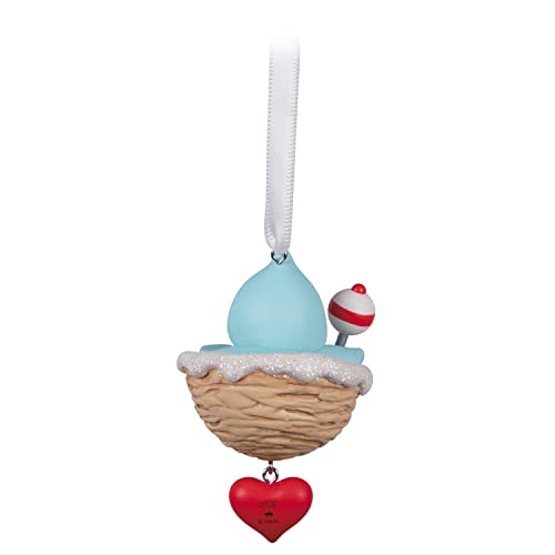 Hallmark Keepsake Christmas Ornament 2022 Year-Dated, Baby Boy?ÇÖs First Christmas, Blue Bird