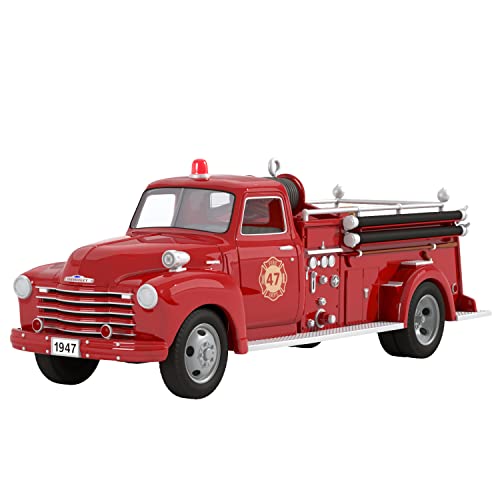 Hallmark Keepsake Christmas Ornament 2022 Year-Dated, Fire Brigade 1947 Chevrolet Fire Engine with Light