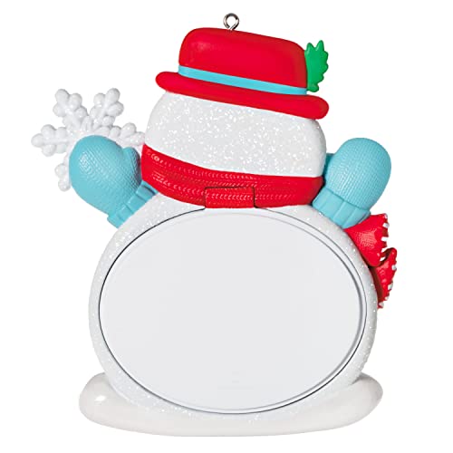 Hallmark Keepsake Christmas Ornament 2022 Year-Dated, Grandkid Hugs Snowman Photo Frame