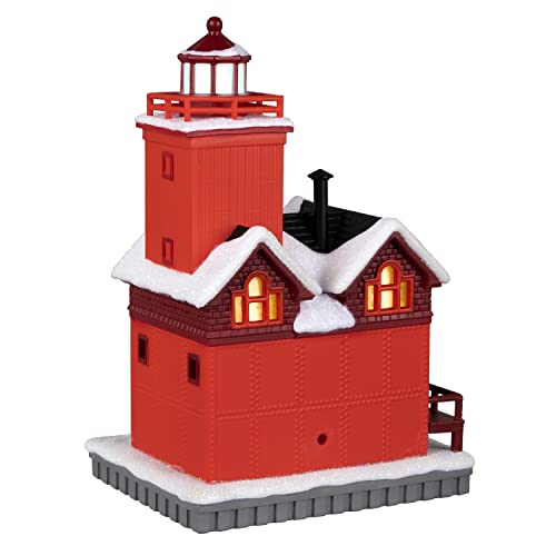 Hallmark Keepsake Christmas Ornament 2022 Year-Dated, Holiday Lighthouse with Light