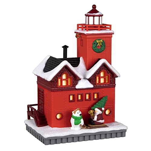 Hallmark Keepsake Christmas Ornament 2022 Year-Dated, Holiday Lighthouse with Light