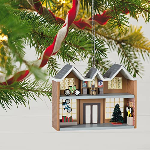 Hallmark Keepsake Christmas Ornament 2022 Year-Dated, Nostalgic Houses and Shops Keepsake Korners Bicycle Shop