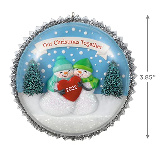 Hallmark Keepsake Christmas Ornament 2022 Year - Dated, Our Christmas Together Snowmen