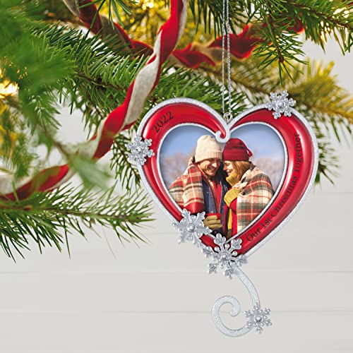 Hallmark Keepsake Christmas Ornament 2022 Year-Dated, Our First Christmas Together Photo Frame