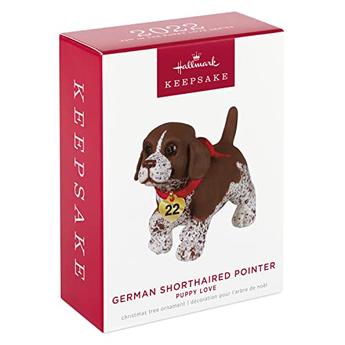 Hallmark Keepsake Christmas Ornament 2022 Year - Dated, Puppy Love German Shorthaired Pointer