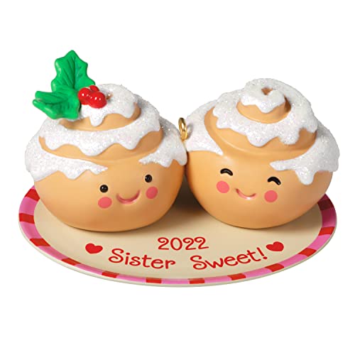 Hallmark Keepsake Christmas Ornament 2022 Year - Dated, Sister Sweet Cinnamon Rolls