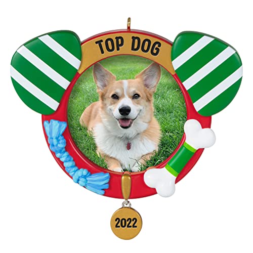 Hallmark Keepsake Christmas Ornament 2022 Year-Dated, Top Dog Photo Frame