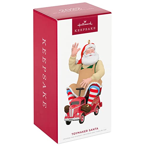 Hallmark Keepsake Christmas Ornament 2022 Year-Dated, Toymaker Santa