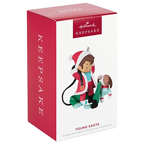 Hallmark Keepsake Christmas Ornament 2022, Young Santa