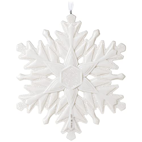 Hallmark Keepsake Christmas Ornament, Year Dated 2021, 2021 Snowflake, Porcelain