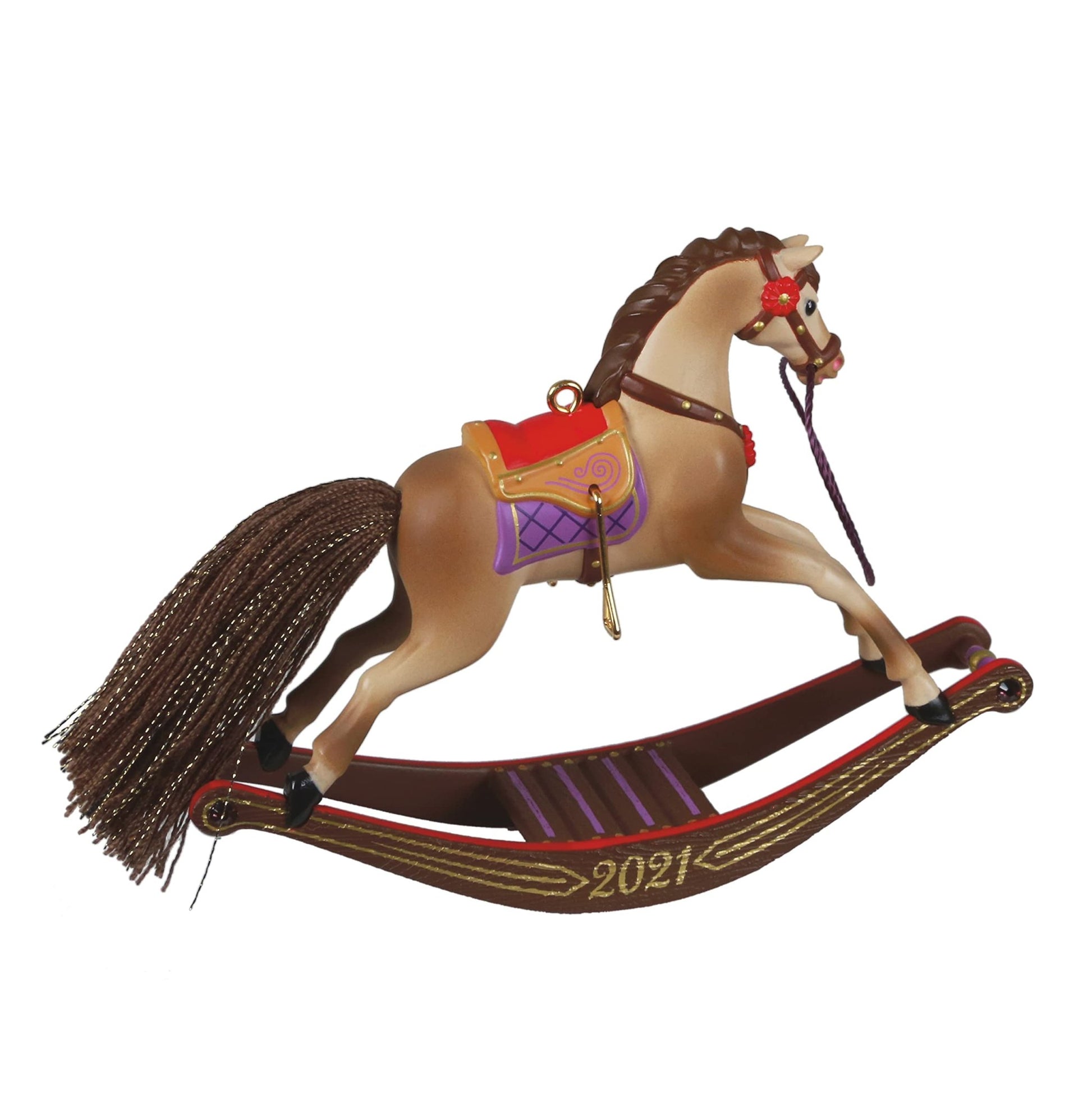 Hallmark Keepsake Christmas Ornament, Year Dated 2021, Rocking Horse Memories