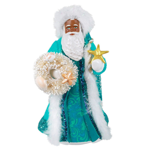 Hallmark Keepsake Christmas Ornament,Plastic 2021, Black Father Christmas