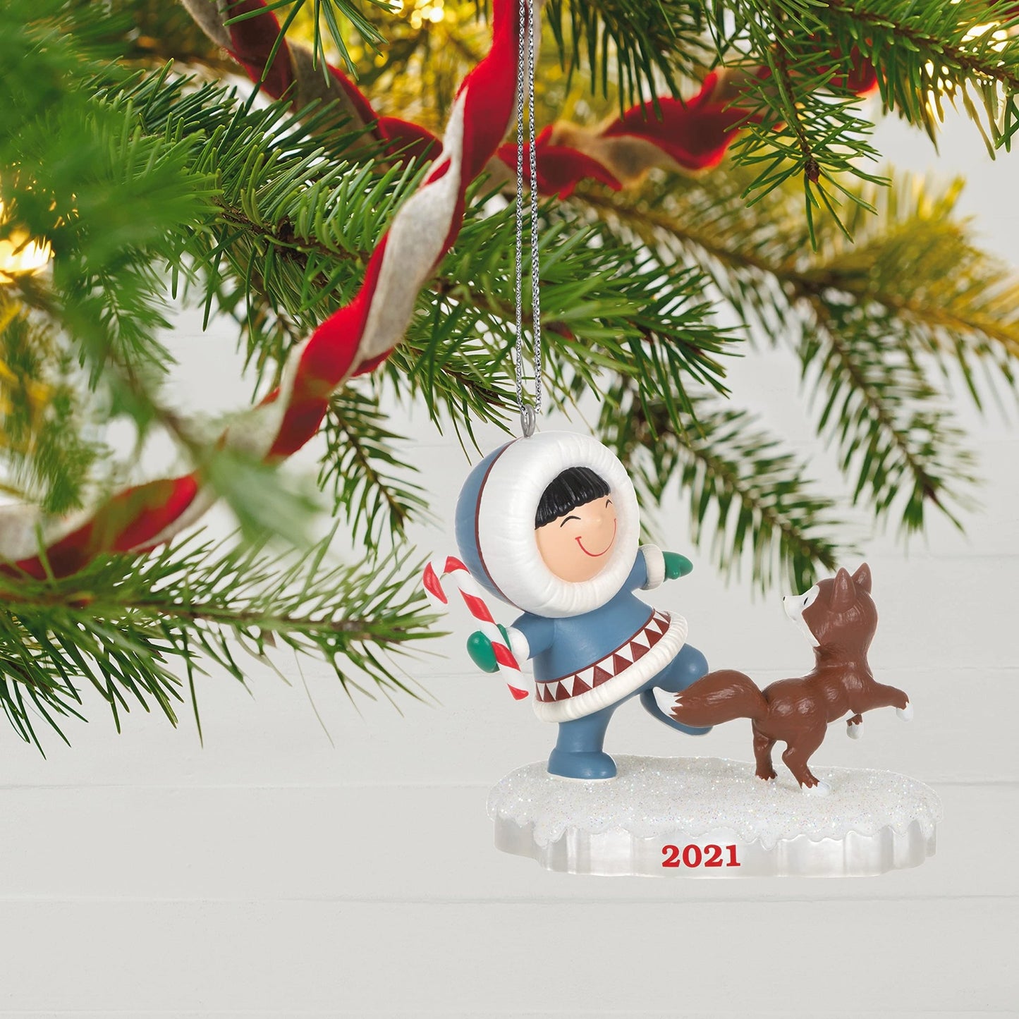 Hallmark Keepsake Christmas Ornament,Plastic Year Dated 2021, Frosty Friends