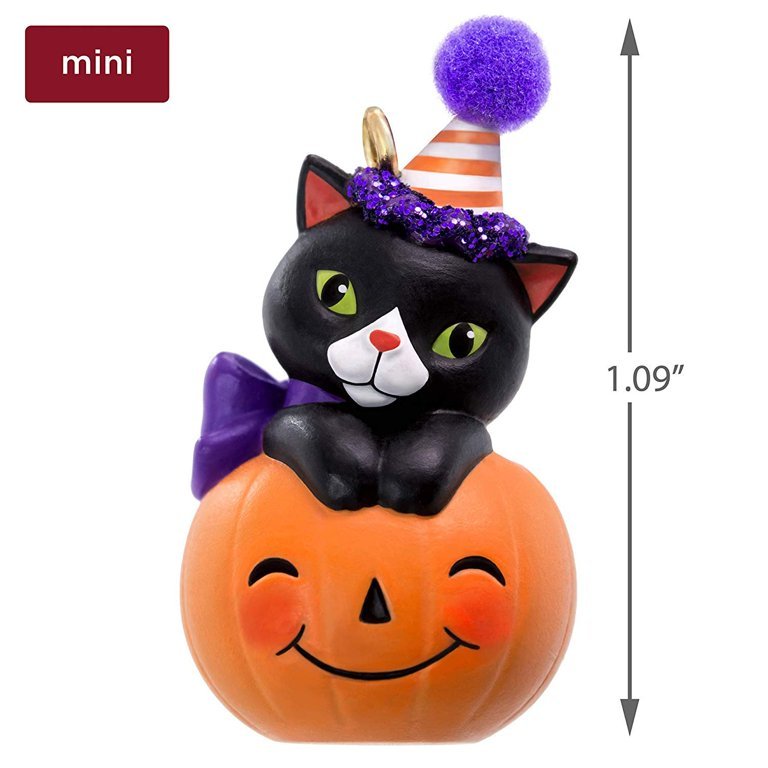 Hallmark Keepsake Halloween Ornament 2019 Tiny Black Cat,