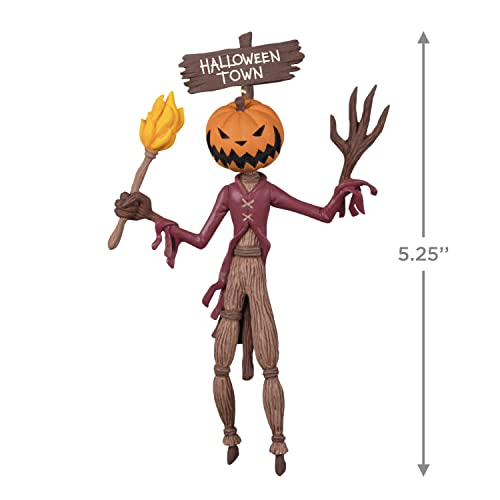 Hallmark Keepsake Halloween Ornament 2022, Disney Tim Burton's The Nightmare Before Christmas The Pumpkin King