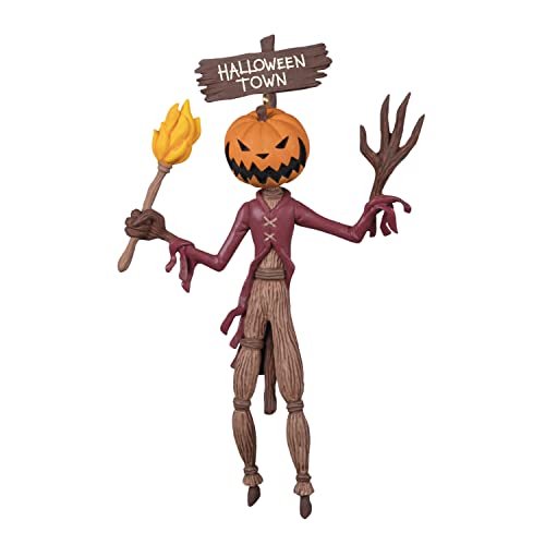 Hallmark Keepsake Halloween Ornament 2022, Disney Tim Burton's The Nightmare Before Christmas The Pumpkin King