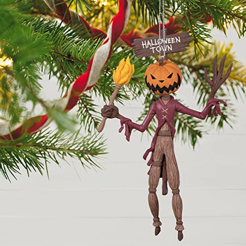 Hallmark Keepsake Halloween Ornament 2022, Disney Tim Burton's The Nightmare Before Christmas The Pumpkin King