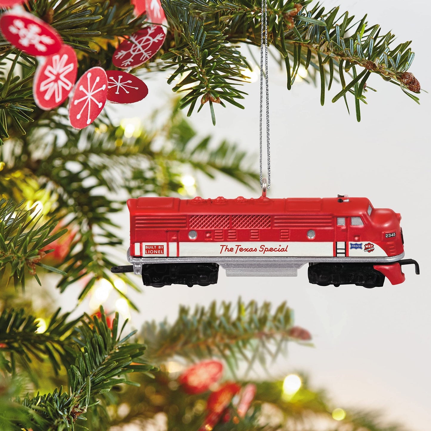 Hallmark Keepsake Miniature Christmas Ornament 2021, Lionel 1520W Texas Special Passenger, Metal, Mini Set of 3