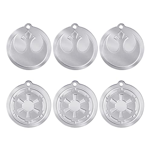 Hallmark Keepsake Miniature Christmas Ornament 2022, Star Wars The Rebel Alliance vs. The Galactic Empire, Mini Set of 6