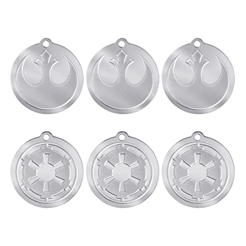 Hallmark Keepsake Miniature Christmas Ornament 2022, Star Wars The Rebel Alliance vs. The Galactic Empire, Mini Set of 6