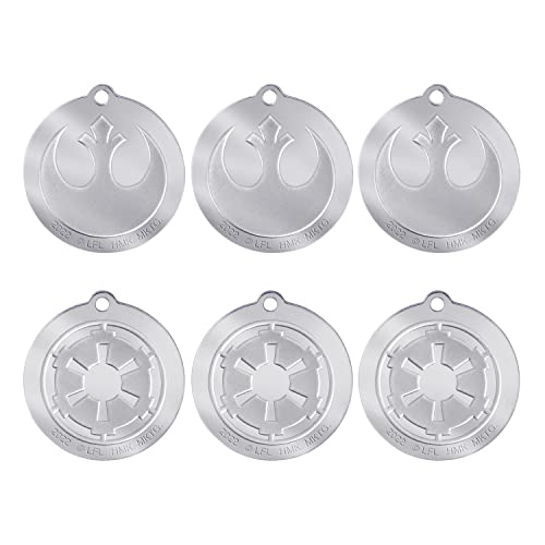 Hallmark Keepsake Miniature Christmas Ornament 2022, Star Wars The Rebel Alliance vs. The Galactic Empire, Mini Set of 6