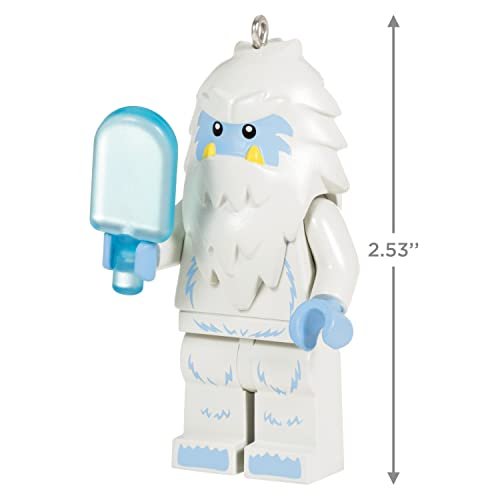 Hallmark Keepsake Miniature Christmas Ornament 2022, Yeti Lego Minifigure