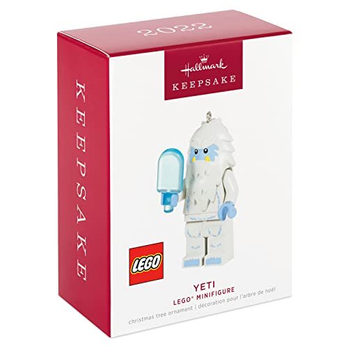 Hallmark Keepsake Miniature Christmas Ornament 2022, Yeti Lego Minifigure