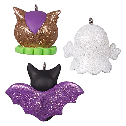 Hallmark Keepsake Miniature Halloween Ornaments 2022, Vintage Spooky Cuties, Mini Set of 3