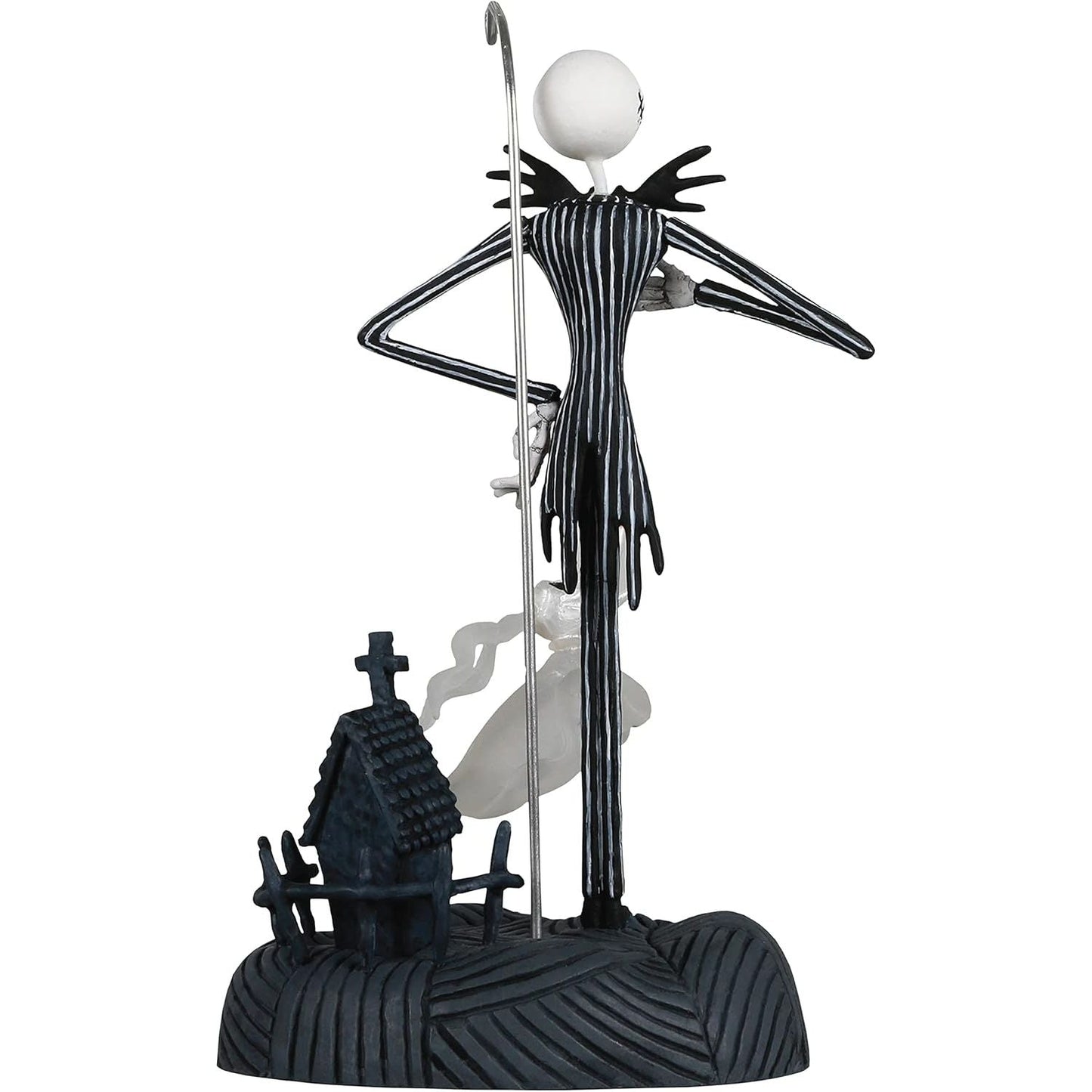 Hallmark Keepsake Ornament 2020, Disney Tim Burton's The Nightmare Before Christmas Collection Jack Skellington Storytellers With Light and Sound