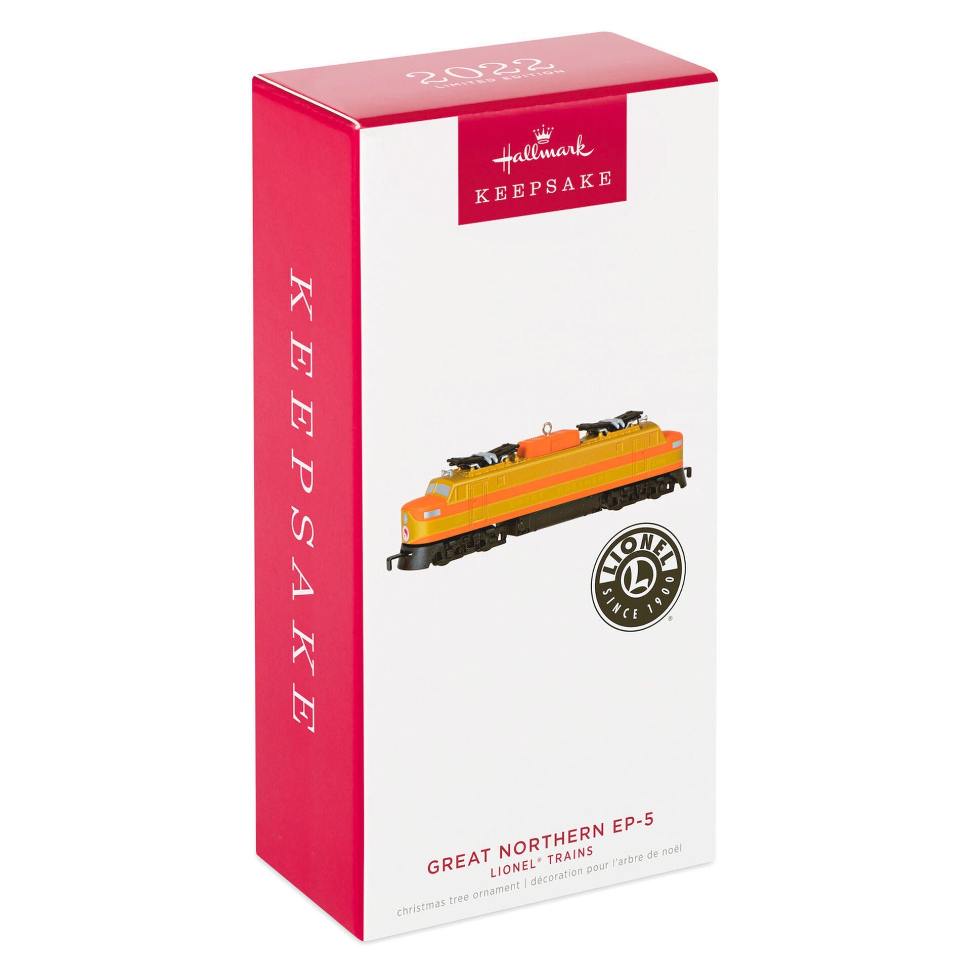 Hallmark Keepsake Ornament 2022, Lionel® Trains Great Northern EP-5 Metal, Gold Limited Quantity