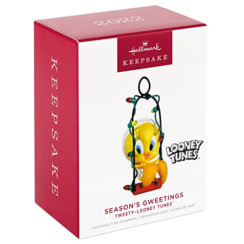 Hallmark Keepsake Ornament 2022, Looney Tunes?äó Tweety?äó Season's Gweetings