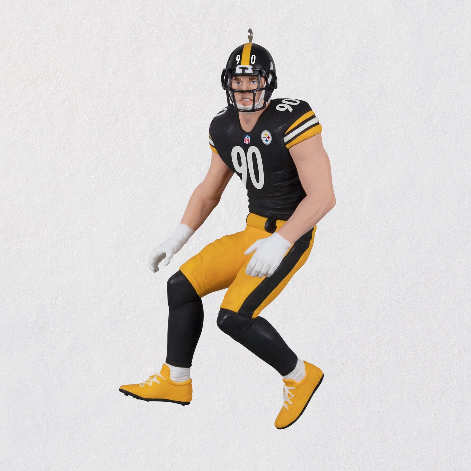 Hallmark Keepsake Ornament 2022, NFL Pittsburgh Steelers T.J. Watt