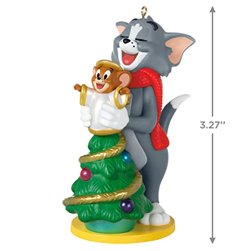 Hallmark Keepsake Ornament 2022, Tom and Jerry?äó Decorating the Tree