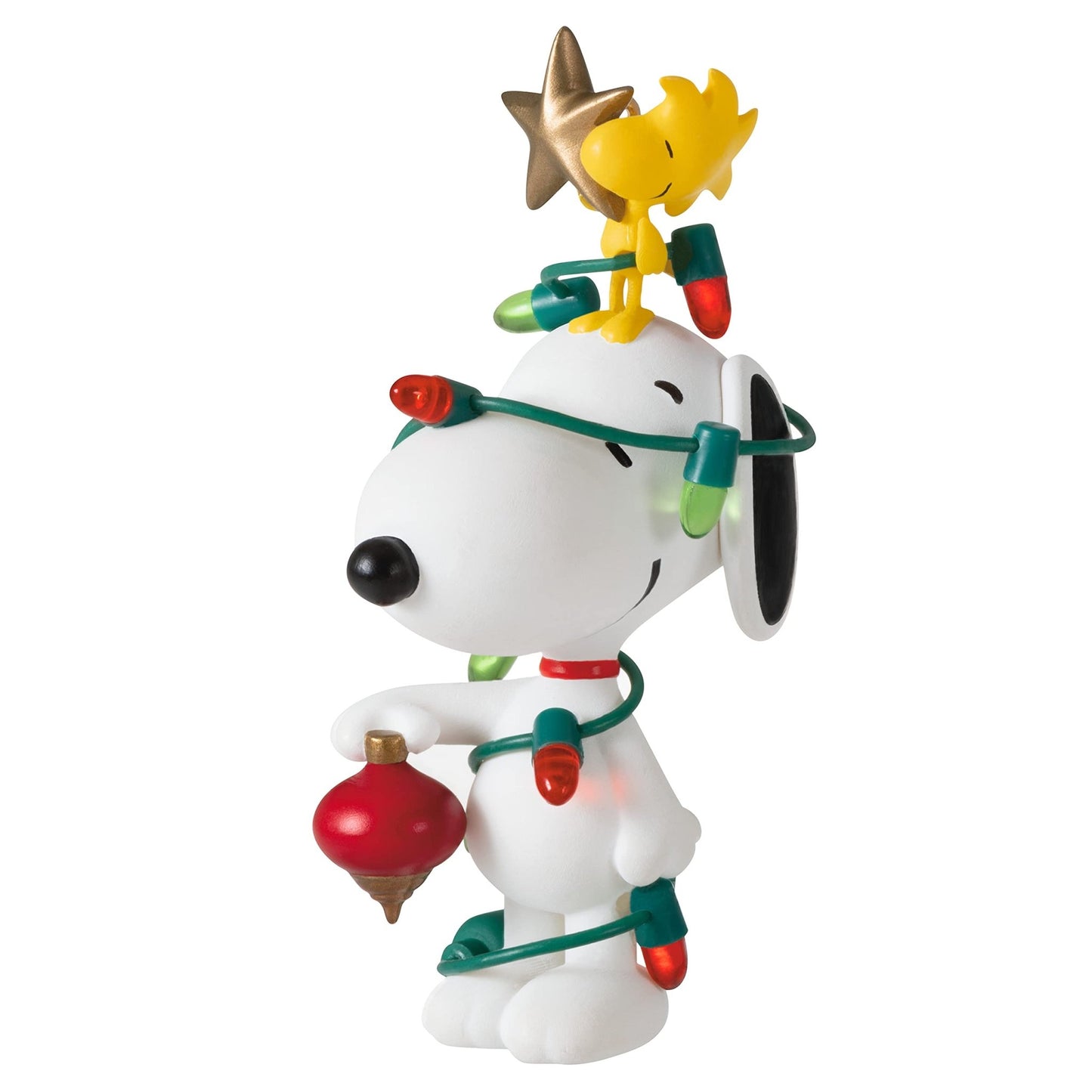 Hallmark Keepsake Peanuts Snoopy & Woodstock 2021 Christmas Ornament