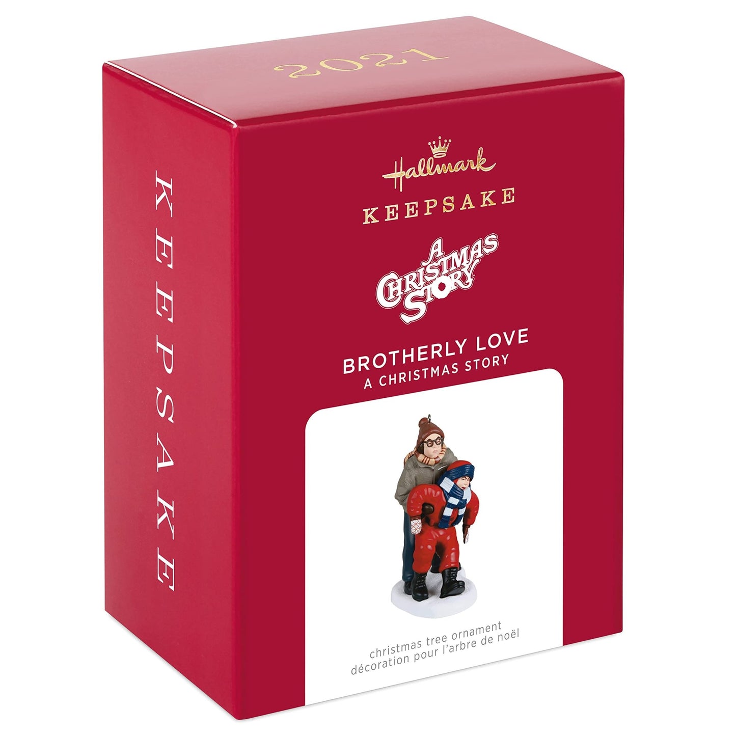 Hallmark Keepsake Plastic Christmas Ornament 2021, A Christmas Story Brotherly Love Ralphie and Randy