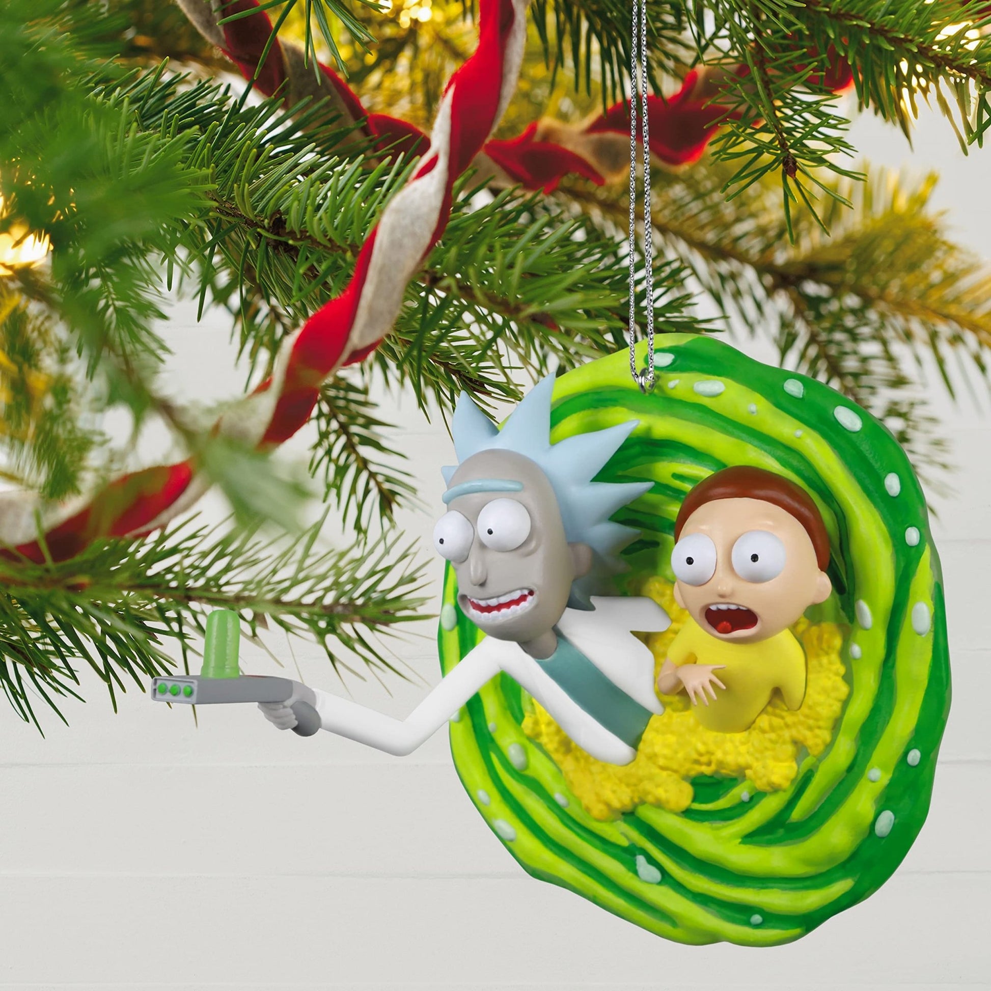 Hallmark Keepsake Plastic Christmas Ornament 2022, Rick and Morty Oh, Geez, Rick!