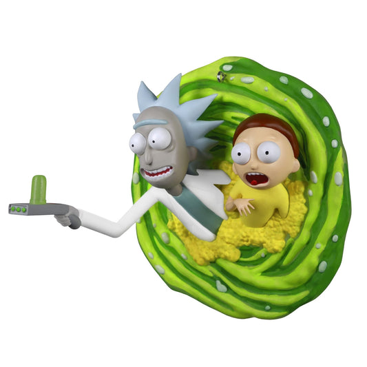 Hallmark Keepsake Plastic Christmas Ornament 2022, Rick and Morty Oh, Geez, Rick!