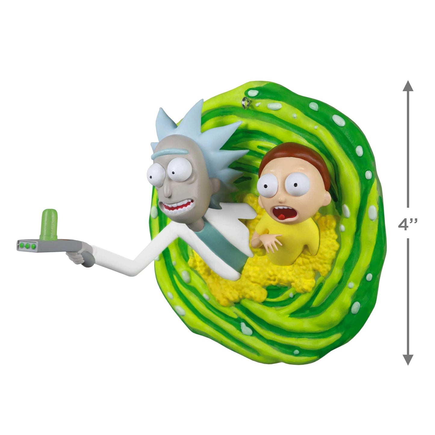 Hallmark Keepsake Plastic Christmas Ornament 2022, Rick and Morty Oh, Geez, Rick!