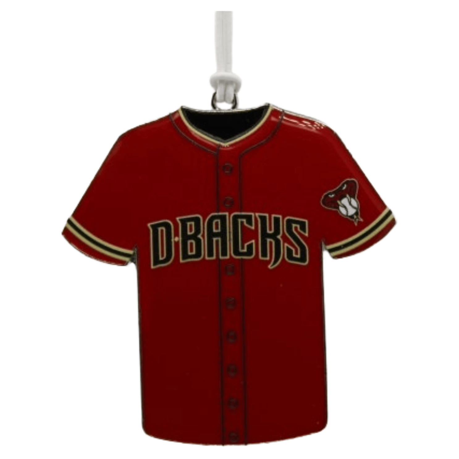 Hallmark MLB Arizona Diamondbacks Metal Baseball Uniform Jersey Ornament