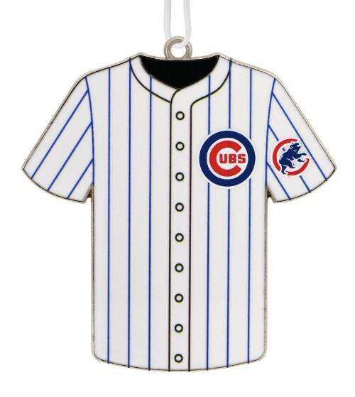 Hallmark MLB Chicago Cubs Baseball Uniform Jersey Ornament