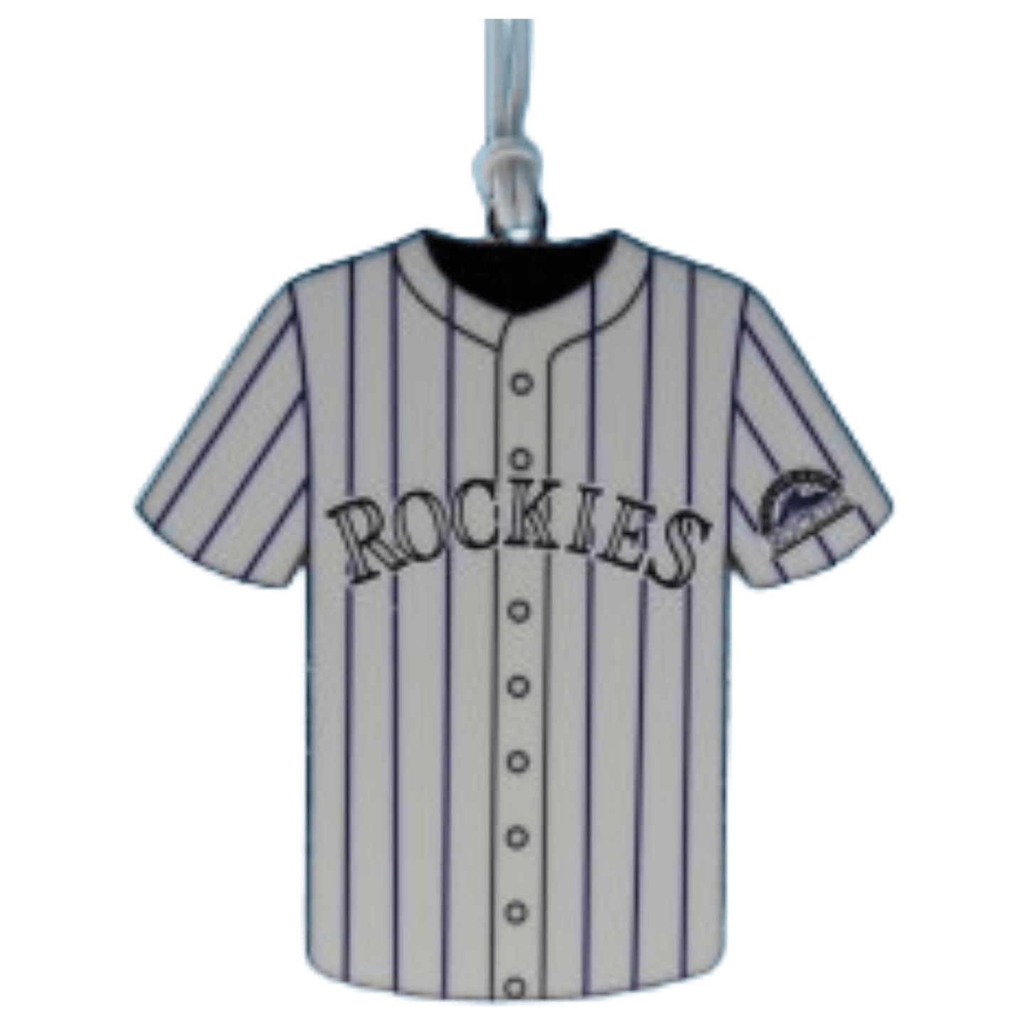 Hallmark MLB Colorado Rockies Metal Baseball Uniform Jersey Ornament