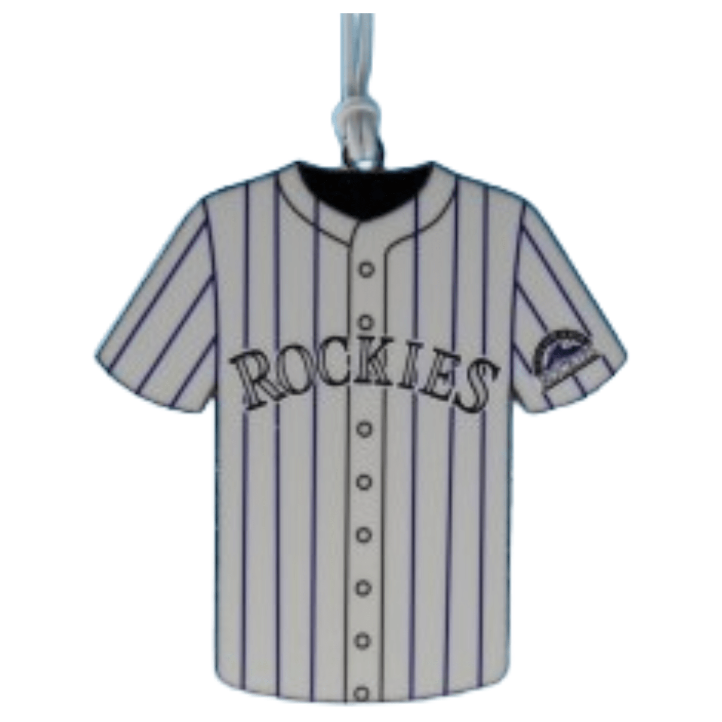 Hallmark MLB Colorado Rockies Metal Baseball Uniform Jersey Ornament