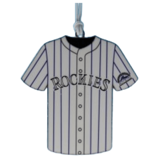 Hallmark MLB Colorado Rockies Metal Baseball Uniform Jersey Ornament