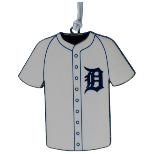 Hallmark MLB Detroit Tigers Metal Baseball Uniform Jersey Ornament