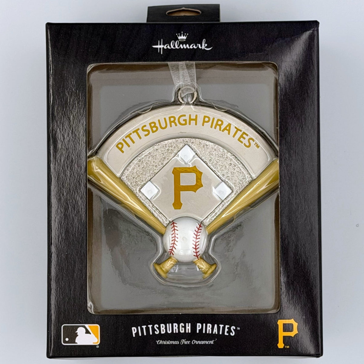 Hallmark MLB Pittsburgh Pirates Metal Baseball Diamond Ornament