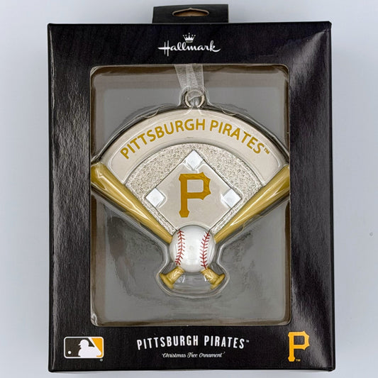 Hallmark MLB Pittsburgh Pirates Metal Baseball Diamond Ornament
