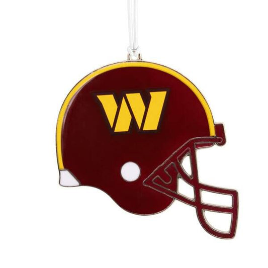 Hallmark NFL Washington Commanders Metal Football Helmet Ornament