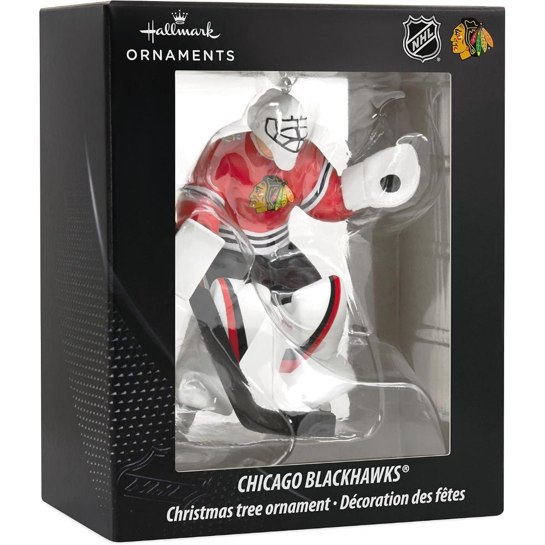 Hallmark NHL Chicago Blackhawks Goalie Figural Ornament
